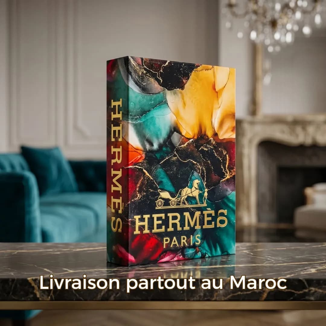 Faux Livre Hermès Floral