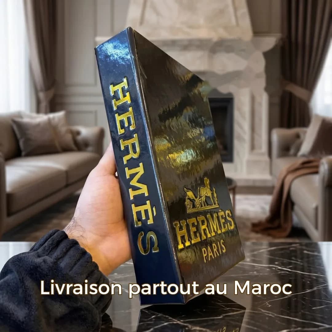 Faux Livre Hermès Paris Navy